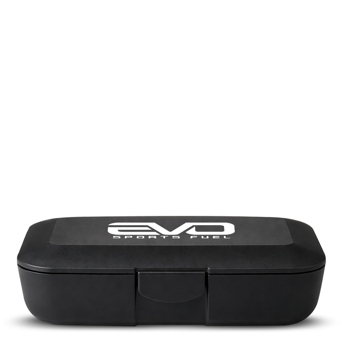 EVO SPORTS FUEL Pillenbox in Schwarz – kompakte Supplementbox für Kapseln und Tabletten unterwegs